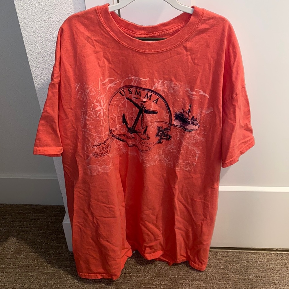 USMMA CORAL T SHIRT